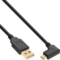 InLine 31715T câble USB 1,5 m USB A Micro-USB B Noir - Câbles USB (1,5 m, USB A, Micro-USB B, 2.0, Male connector / Male connector, Noir)