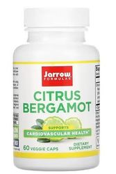 Jarrow Formulas Citrus Bergamota, 500 mg, 60 Vcaps - Soporte cardiovascular