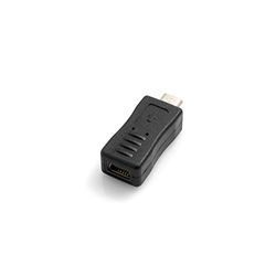 Sistema de entrada S Mini USB a Micro USB Conector Adaptador Adaptador Conector Convertidor