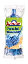 Spontex Fiocco Poder Azul, Fiocco a Frange in Tessuto non Tessuto, lavabile in lavatrice, su tutti i tipi di pavimenti