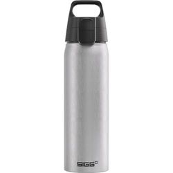 SIGG – drickflaska i aluminium – WMB Pathfinder Alu – ClimatePartner certifierad – lämplig för kolsyrade drycker – läckagesäker – fjäderlätt – BPA-fri – utomhus – aluminium – 0,75 l