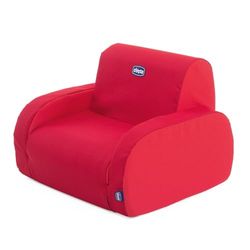 Chicco Twist Chaise pour Enfant Convertible en Chaise Longue et Canap, 3 Configurations, Confortable et Légère, Transformable en 1 Geste, pour Les Enfants à Partir de 12 Mois