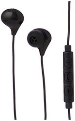 Juice® Écouteurs filaires avec Micro, Prise AUX 3,5 mm, Son Pur, Design léger, pour iPhone, iPod, iPad, Samsung et Android – Noir