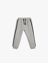 Koton Babyboy Jogger Sweatpants Trekkoord Strip Detail, grijs (023), 2-3 Jahre