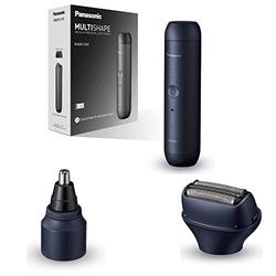 Panasonic ER-CBL1 MULTISHAPE Main Unit, 3 Blade Electric Shaver Head and Nose Trimmer Head