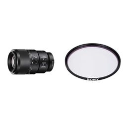 Sony FE 90 mm F2.8 Macro G OSS - SEL90M28G & Sony VF-62MPAM Carl Zeiss T* MC beschermingsfilter 62 mm zwart
