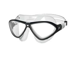 Zoggs Horizon Flex, Swim Mask Goggles Unisex-Adult, Clear/Black/Clear
