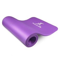 Prosource Fit Extra Dikke Yoga en Pilates Mat, 1/2 Inch Dikte, Paars