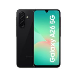 Samsung Galaxy A26 5G, Smartphone con Funzioni intelligenti, 3 anni di Garanzia del produttore, Display Super AMOLED 6.7”, 6GB RAM, 128GB, 5.000 mAh, memoria espandibile, Black [Versione Italiana]