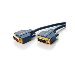 Clicktronic Casual DVI-D verbindingskabel Dual Link 24+1, digitale video/monitorkabel met DVI‐D-stekker, 20 m