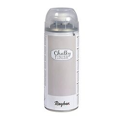 Rayher 34371807 Peinture effet craie « Chalky Finish » aérosol, topaze clair ultra mat, 1 pce., 400ml, sol. aqueuse, surfaces multiples, arts créatifs, meubles, vintage