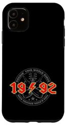 Rock'n'Roll 1992 High Voltage Retro Music Birthday Case for iPhone 11