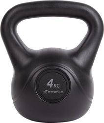 Energetics Kettlebell-296607, Kettlebell Unisex Adulto, Nero/Grigio Scuro, 16