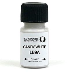 SD COLORS CANDY WHITE LB9A B9A B4 New Touch Up Paint 8ML REPAIR SCRATCH CHIP BRUSH COLOR CODE LB9A B9A B4 CANDY WHITE (JUST PAINT)