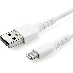 StarTech.com USB till Lightning-kabel – 1 m – MFi-certifierad Lightning-kabel – kraftig Lightning-kabel – vit