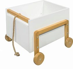 KOCOT Coffre à jouets, VICTOR Chariot à jouets pour bébés multicolore