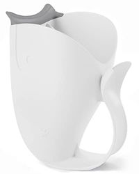 Skip Hop Haarwasbeker voor het wassen van het haar zonder water te wassen, haarspoelbeker Moby, wit