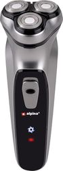 Alpina Men's Razor - USB Battery - 3 Floating Shaving Heads - Pop-Up Trimmer - with Cleaning Brush and Protective Cap - USB Cable