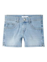 NAME IT NKFSALLI Slim DNM Shorts 9843-IC TB, blauw (light blue denim), 116 cm