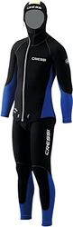 Cressi Medas Man Complete Wetsuit 5 mm fato, homem, preto/azul, XL/5
