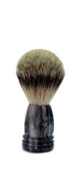 Golddachs Blaireau de rasage en plastique Gris/marbré 100% poils de blaireau