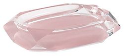 Gedy Chanelle Soap Dish, Resin, Pink, 7.8 x 12 x 2.8