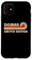 DELMAR First Name Funny Retro Vintage Birthday Custodia per iPhone 11