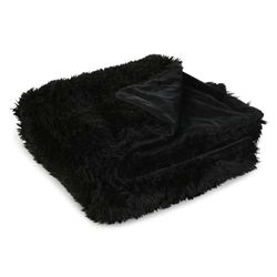 Home ESPRIT Coperta nera 130 x 170 cm