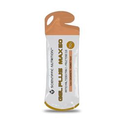 Scientiffic Nutrition - Gel Plus Max, Gel Energético con Carbohidratos, Para Ciclismo y Running, con un Ratio 1:0,8 de Maltodextrina - Fructosa Absorviendo más Carbohidratos - Sabor Cacahuete, 70g