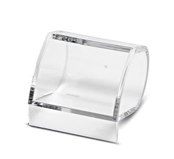 MAUL distributeur de trombones en acrylique | Organiseur de bureau pour ranger les trombones | Aide au rangement pour le bureau et l'atelier | 8,5 x 7,7 x 6,4 cm | Transparent