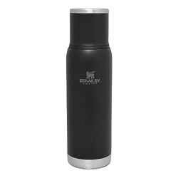 Stanley Adventure To-Go Borraccia Termica 0.75L - Freddo 25 Ore - Caldo 20 Ore - Antigoccia - Coperchio isolato - Senza BPA - Thermos Lavabile in Lavastoviglie - Nera