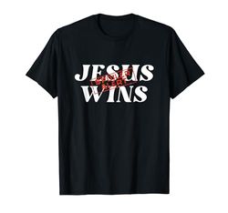 Alerta de spoiler que Jesús gana - Fe bíblica religiosa cristiana Camiseta