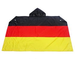 BANDIERA GERMANIA - BODY BANDIERA TEDESCA 90 x 150 cm per tifosi con maniche - AZ FLAG