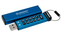 Kingston IronKey Keypad 200 Drive flash Type-A USB--stick met hardwareversleuteling FIPS 140-3 niveau 3 (aangevraagd) met XTS-AES 256-bits hardwareversleuteling- IKKP200/256GB