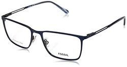 Fossil Fos 7129 Sunglasses, FLL/17 Matte Blue, 55 Unisex