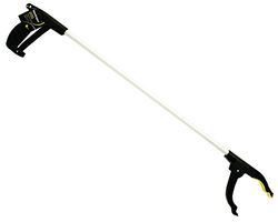 Blackspur Palo de Largo Alcance BB-PT120, Incluye asa, Color Plateado/Negro