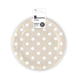 surprisez vous ASSIETTES X 8 PASTEL 18 CM BIANCO