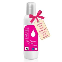 LALILL Cleaner ongles degraissant 100 ml - Dissolvant vernis semi permanent - Degraissant ongle semi permanent, hybrides, gel ongle UV et pinceaux - Nettoyant UV pour vernis à ongles en gel