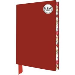Red Blank Artisan Notebook Flame Tree Journals