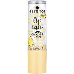 Essence Hydra Care Oil Core Balm, Lip Balm, White, moisturising, rigenerating, Nourishing, Naturale, Vegan, Non parabens, No microplastic Particles, nanoparticles Free, 1 Confezione (3 g)