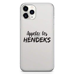 Zokko iPhone 11 Pro fodral "Call The Hendeks" - mjukt genomskinligt bläck svart