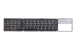 Cromad Mini Teclado Plegable Bluetooth 3.0 con Touchpad - 64 Teclas - Diseño Slim