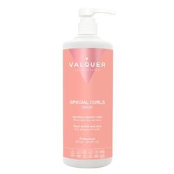 Valquer Professional Special Curl Mask for Curly Hair, Sulfate Free, Salt Free, Vegan Shampoo - Curly Girl Method, Up to 96% Natural Origin (1000ml)