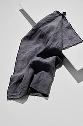 Pastill, Kökshandduk Bonne, 100% Franskt Lin, Färg: Mörkgrå, 50x70 cm