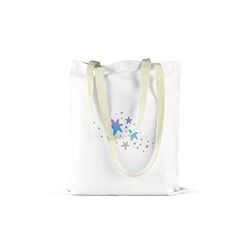 Bonamaison Printed Tote Bag, Reusable Grocery Bag, Shopping Bag, Machine Washable, Foldable, Canvas Cloth Bag with Handles, 48x55 cm