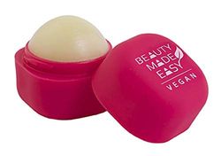 Beauty Made Easy Vegan Lip Balm RASPBERRY Scent. Moisturizing, Plant-based, Vegan Lip Balm, 6.8 g