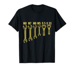 Llave Inglesa Abridor Botellas Mecánico Cerveza Coche Regalo Camiseta
