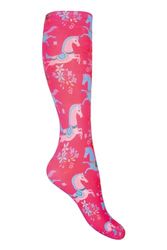 HKM Unisex ponny Dream strumpor, Mörkblå, 26-30 EU