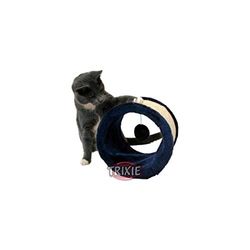 Trixie 4324 Play Tunnel Sisal Plush Ã, 23 cm / 20 cm Blue