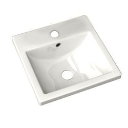 American Standard Studio Care 0642.001.020 Lavabo da appoggio per bagno, bianco